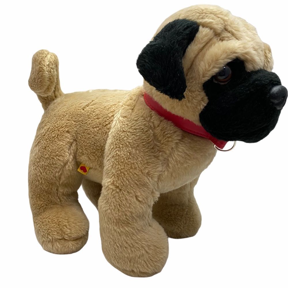 BAB Pug Stuffed‎ Toy Dog Build-A-Bear Workshop Plush